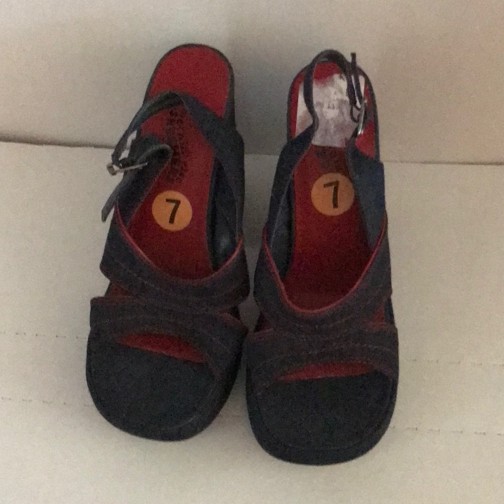 Women’s Denim Sandal size 7